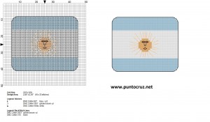 bandera_argentina_patron_esquema_punto_de_cruz_ponto_cruz