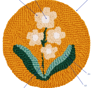 Hermosa flor anemona